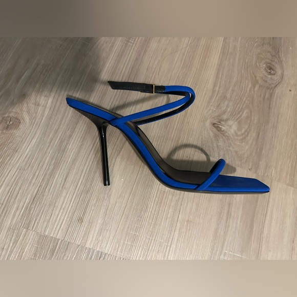 YSL Saint Laurent Nuit Sandal Picasso Blue size 40 - Picture 3 of 6
